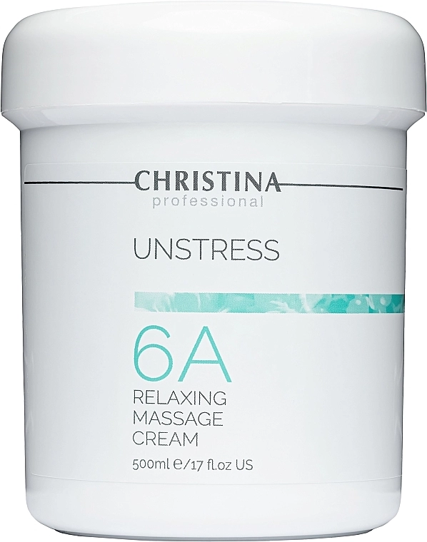 Расслабляющий массажный крем (шаг 6a) - Christina Unstress Relaxing Massage Cream, 500ml - фото N1