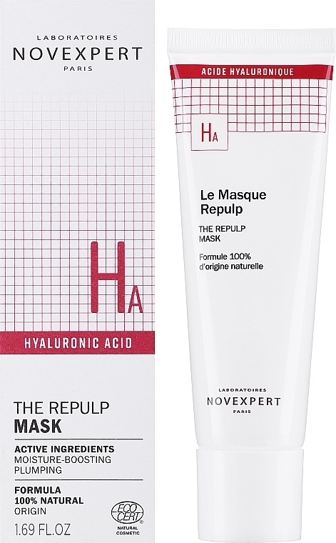 Novexpert УЦІНКА Маска для обличчя з гіалуроновою кислотою Hyaluronic Acid The Repulp Mask * - фото N5