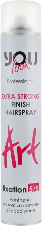 You look Professional Лак для екстрасильної фіксації Art Extra Strong Finish Hairspray - фото N1