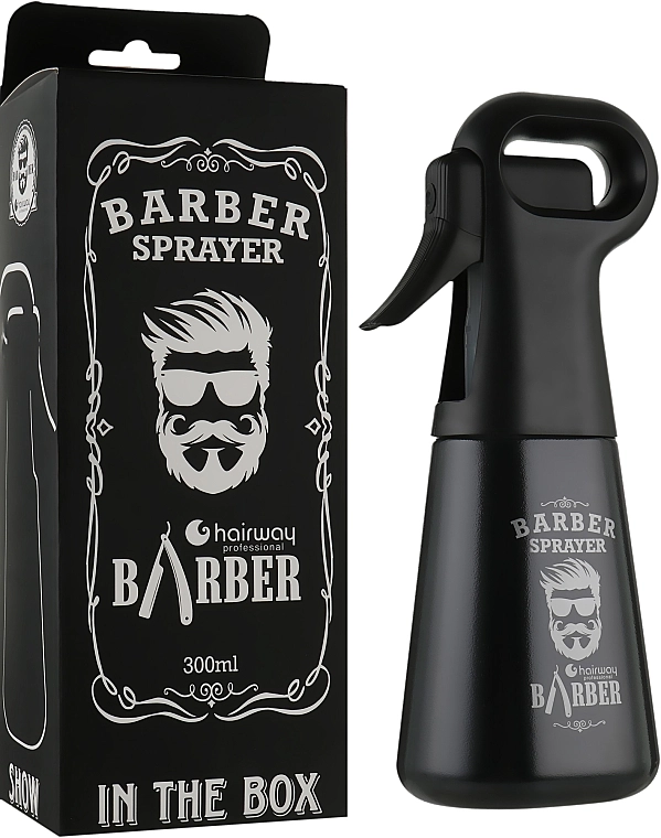 Hairway Распылитель для воды, черный Barber Sprayer - фото N1