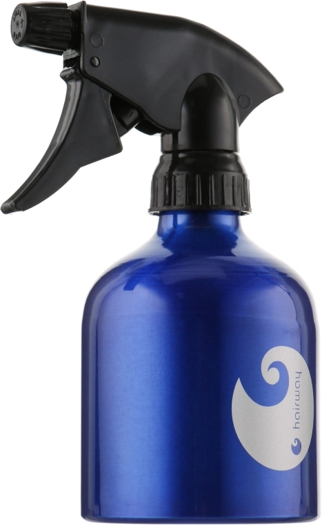 Hairway Алюмінієвий розпилювач для води, синій Barrel Logo - фото N1