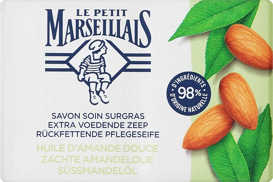 Le Petit Marseillais Набір мила з олією солодкого мигдалю (2x100g) - фото N1