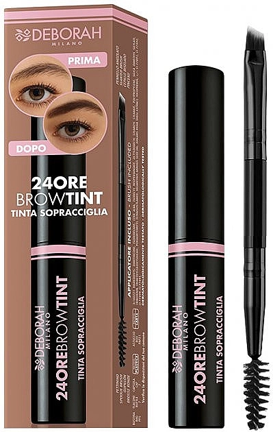 Deborah 24Ore BrowTint Стойкий тинт для бровей - фото N1