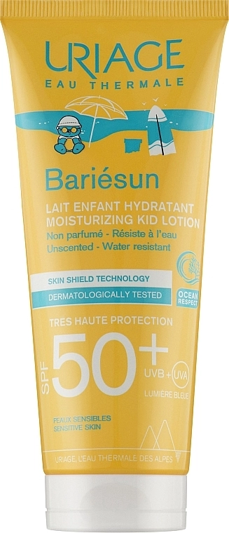 Uriage Дитячий сонцезахисний зволожувальний лосьйон для тіла Bariesun Moisturuzing Kid Lotion SPF50+ - фото N1