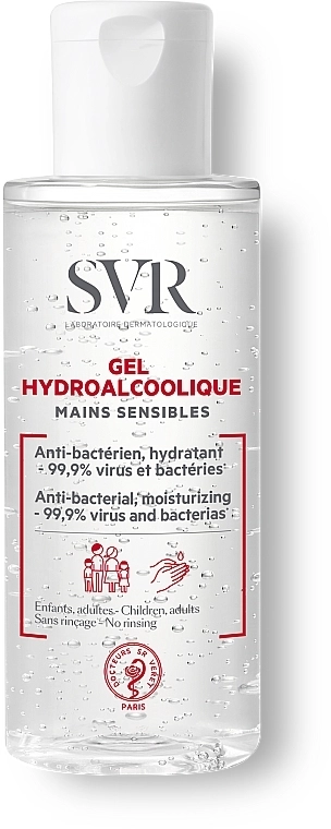 SVR Водно-спиртовий гель для дезінфекції рук Hydroalcoholic Gel For Sensitive Hands - фото N2