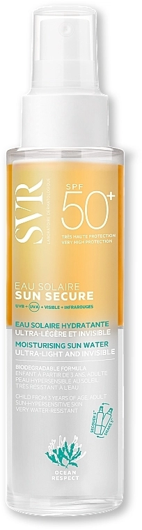 SVR Сонцезахисна вода Sun Secure Eau Solaire Sun Protection Water SPF50+ * - фото N2