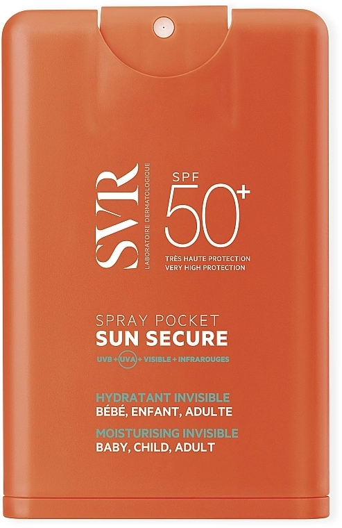 SVR Кишеньковий сонцезахисний спрей Sun Secure Pocket Spray SPF50+ - фото N1