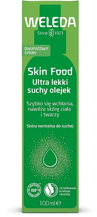 Weleda Ультралегкое сухое масло для лица и тела "Скин Фуд" Skin Food Ultra Light Dry Oil - фото N4