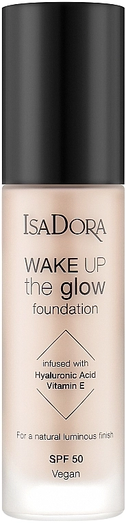 IsaDora Wake Up The Glow Foundation SPF 50 Тональная основа - фото N1