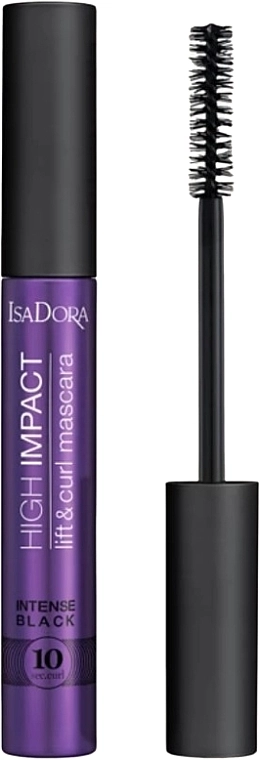 IsaDora 10 Sec High Impact Lift & Curl Mascara Intense Black Об'ємна і підкручувальна туш для вій - фото N1