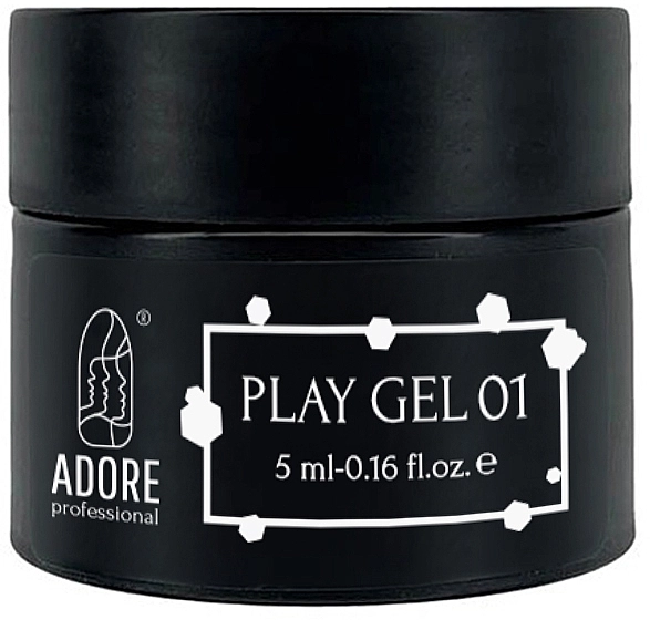 Adore Professional Adore Play Gel Glitter Глітер-гель для дизайну нігтів - фото N1