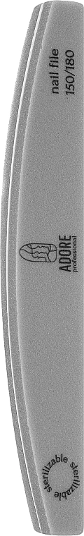 Adore Professional Баф для нігтів, півколо, 150/180 Nail File - фото N1