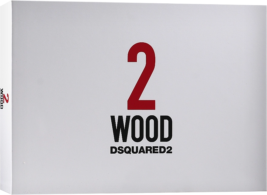 Dsquared2 2 Wood Набір (edt/100ml + sh/gel/100ml + card/holder/1pcs) - фото N3