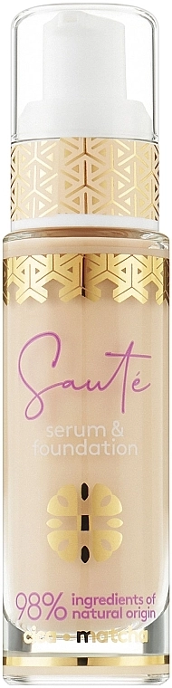 Ingrid Cosmetics Saute Serum&Foundation Тональна основа-сироватка для обличчя - фото N1