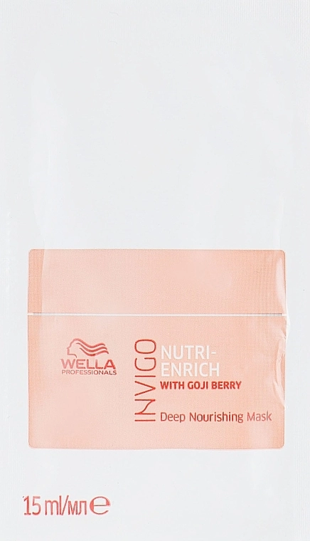 Wella Professionals Маска живильна з ягодами годжі Invigo Nutri-Enrich Deep Nourishing Mask - фото N1