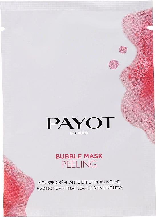 Payot Маска-пилинг кислородная для лица Les Demaquillantes Peeling Oxygenant Depolluant Bubble Mask - фото N3