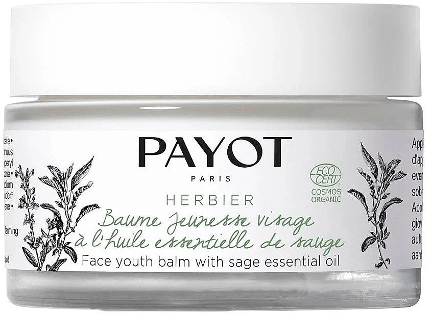 Payot Бальзам для обличчя з олією шавлії та оливи Herbier Face Youth Balm - фото N1