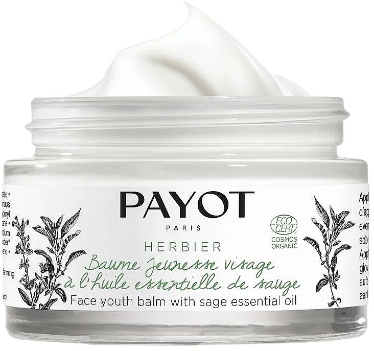 Payot Бальзам для лица с маслом шалфея и оливы Herbier Face Youth Balm - фото N2