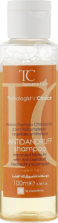 Cosmofarma Шампунь від лупи Toscana Care Shampoo Antiforfora - фото N2