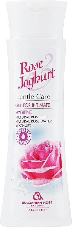 Bulgarian Rose Гель для интимной гигиены Rose & Joghurt Gel For Intimate Hygiene - фото N1