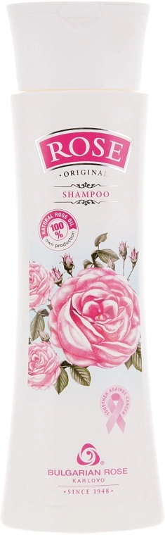 Bulgarian Rose Шампунь для волосся Bulgarska Rosa Rose Shampoo With Natural Rose Oil - фото N1