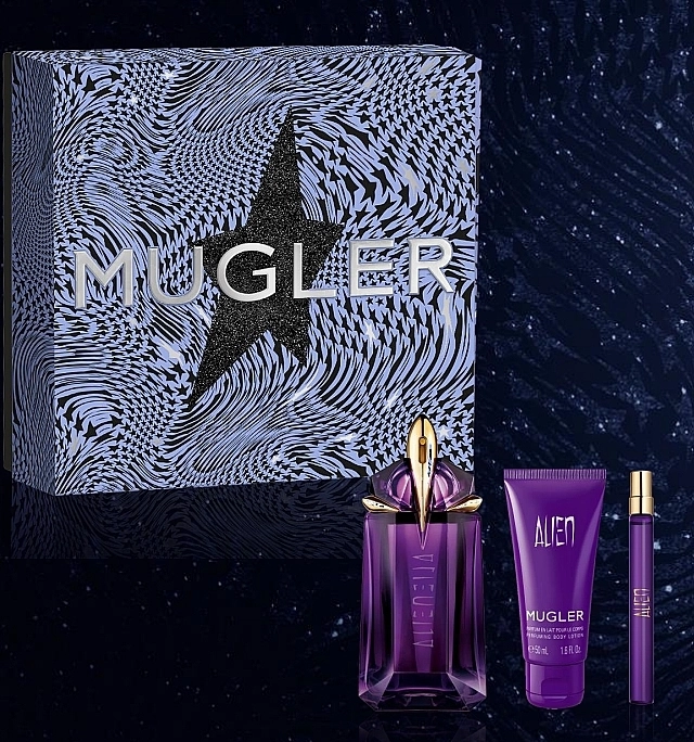 Mugler Alien Набор (edp/60ml + edp/10ml + b/lot/50ml) - фото N3