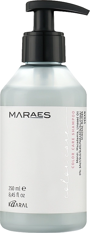 Kaaral Шампунь для окрашенных волос с маслом макадамии и льняным маслом Maraes Color Care Shampoo - фото N1