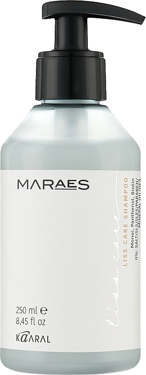 Kaaral Шампунь для прямых волос с пантенолом и биотином Maraes Liss Care Shampoo - фото N1