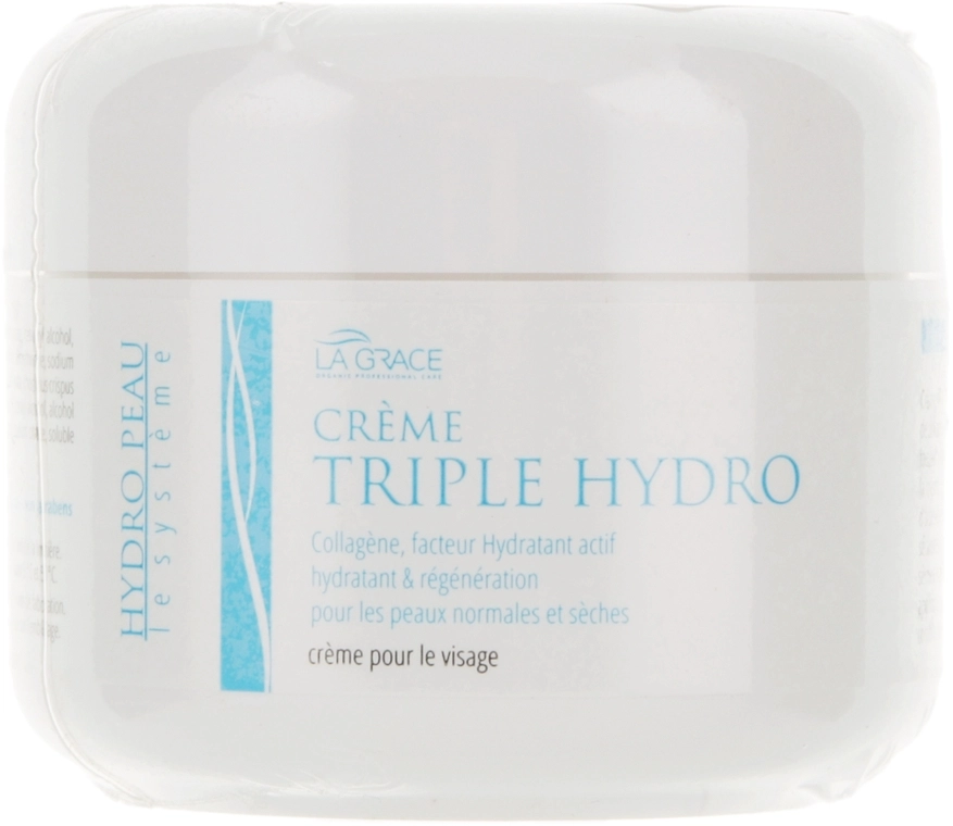 La Grace Крем для лица с коллагеном и активным увлажняющим фактором Triple Hydra Cream, 50ml - фото N2