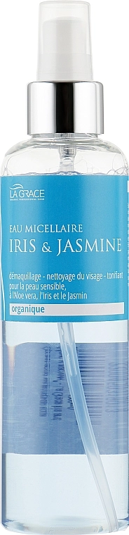 La Grace Органическая мицеллярная вода "Ирис и жасмин" Iris and Jasmine Eau Micellaire - фото N1