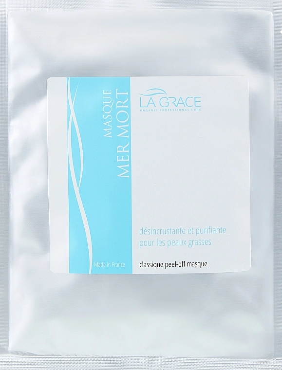 La Grace Альгинатная маска "Мертвое море" сужающая поры для жирной кожи Masque Mer Mort - фото N1