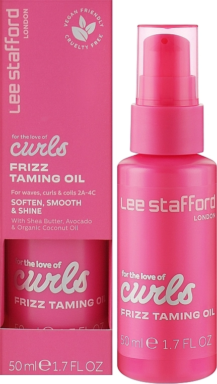 Lee Stafford Олія для в'юнкого волосся For The Love Of Curls Frizz Taming Oil - фото N2