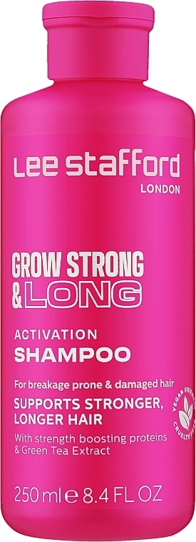 Lee Stafford Шампунь-активатор роста волос Glow Strong & Long Activation Shampoo - фото N1