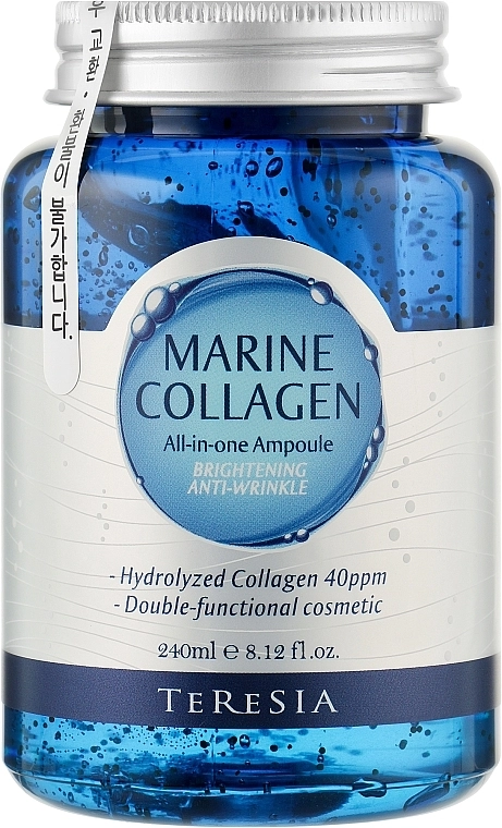 Teresia УЦЕНКА Многофункциональная ампульная сыворотка с коллагеном Marine Collagen All In One Ampoule * - фото N2