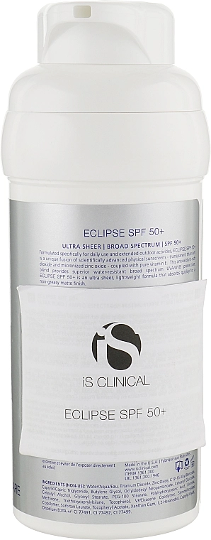 IS CLINICAL Крем сонцезахисний Eclipse SPF 50+ - фото N2