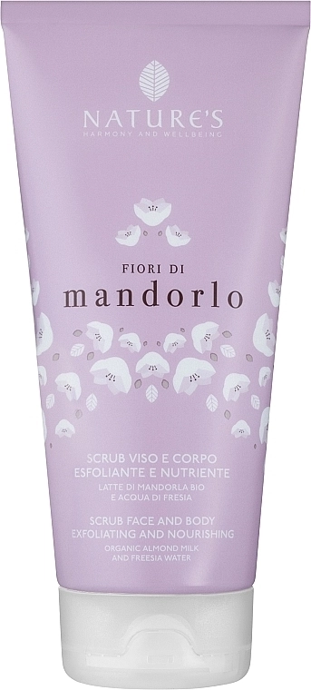 Nature's УЦЕНКА Fiori di Mandorlo Face And Body Scrub Скраб для лица и тела * - фото N1