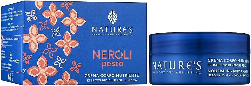 Nature's Питательный крем для тела Neroli Pesca Nourishing Body Cream - фото N2