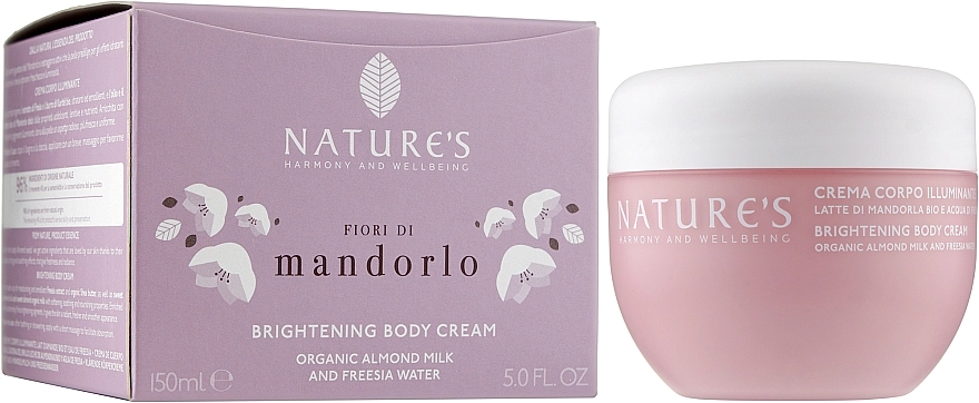 Nature's Освітлюючий крем для тіла Fiori Mandorlo Brightening Body Cream - фото N2