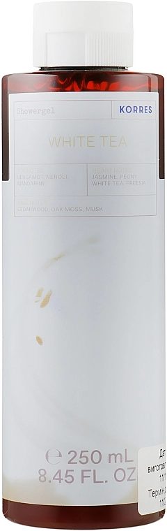 Korres Гель для душа "Белый чай" White Tea Shower Gel - фото N1