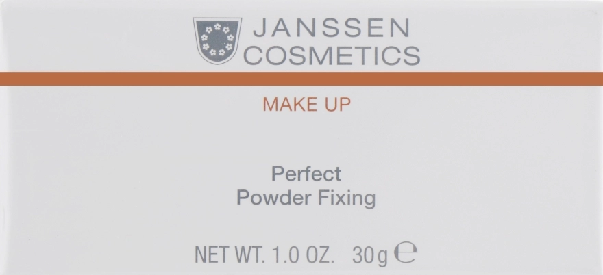 Janssen Cosmetics Cosmeceutical Make Up Perfect Powder Fixing Рассыпчатая матирующая пудра-камуфляж - фото N1