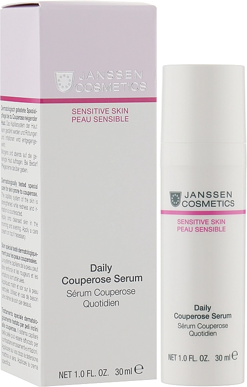 Janssen Cosmetics Щоденна сироватка від куперозу Sensitive Skin Daily Couperose Serum - фото N2