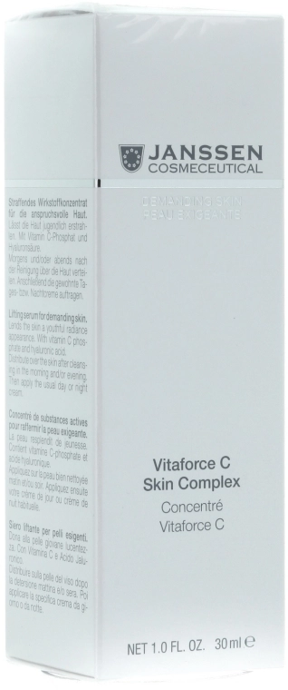 Janssen Cosmetics Регенерирующий концентрат с витамином С Vitaforce C Skin Complex - фото N1