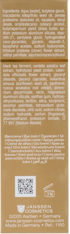 Janssen Cosmetics Омолоджувальний зміцнювальний крем для контуру очей Tri-Care Eye Cream - фото N2