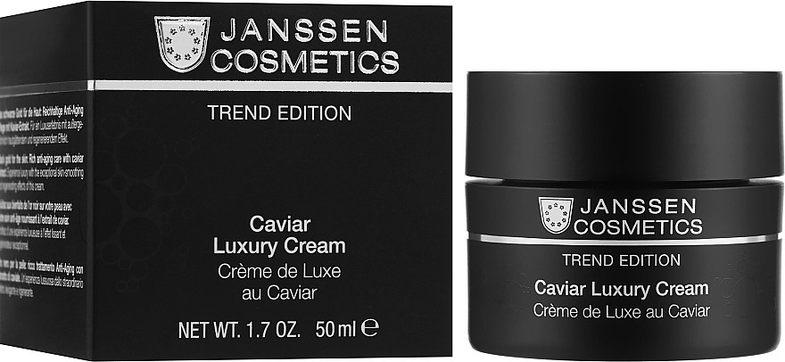 Janssen Cosmetics Роскошный крем с экстрактом чёрной икры Caviar Luxery Cream - фото N2