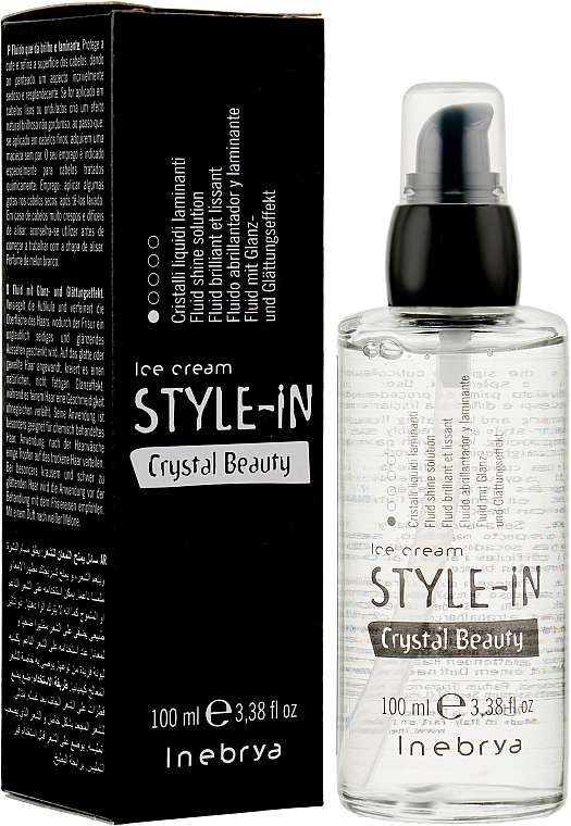Inebrya Флюид для блеска волос Style-In Crystal Beauty - фото N2