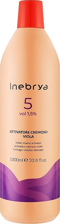 Inebrya Кремовый активатор 1,5 % 5 Vol Violet Creamy Activator, 1000ml - фото N1