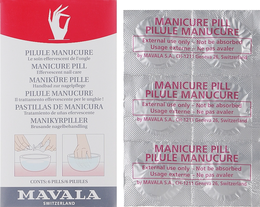 Mavala Таблетки для маникюрной ванночки Manicure Pill - фото N1