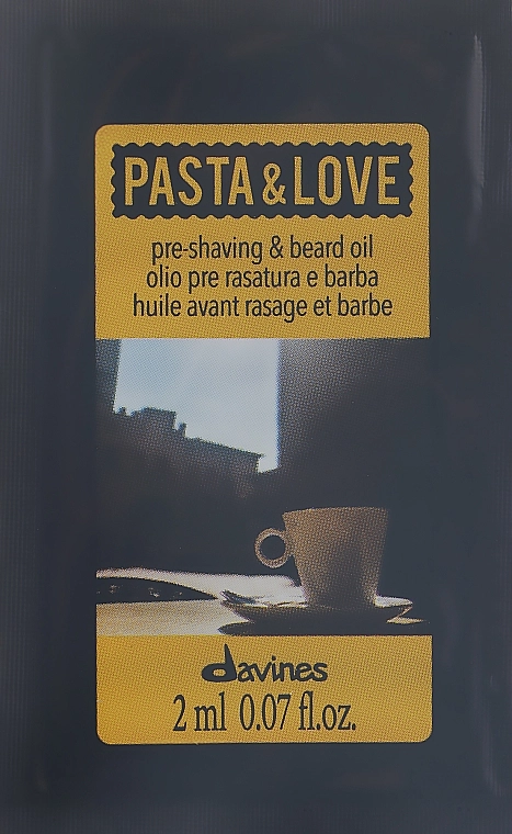 Davines Олія для гоління + олія для бороди Pasta & Love Pre Shaving + Beard Oil (пробник) - фото N1