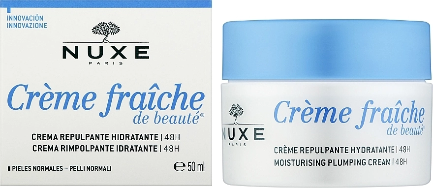 Nuxe Зволожувальний підтягувальний крем для обличчя Creme Fraiche De Beaute Moisturising Plumping Cream 48H - фото N2