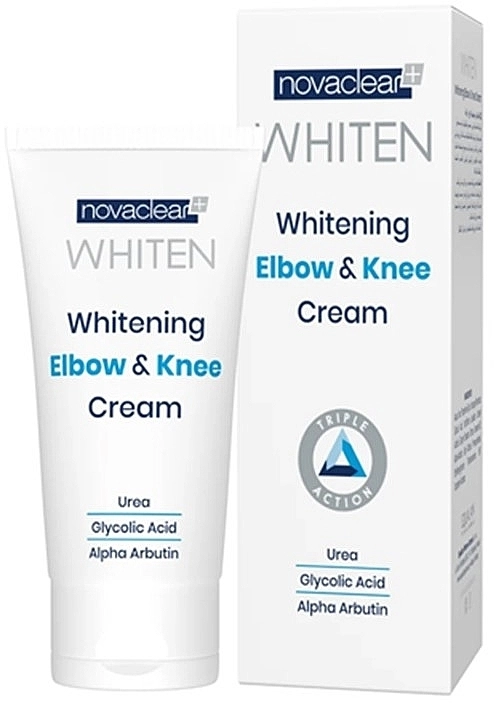 Novaclear Відбілювальний крем для колін і ліктів Whiten Whitening Whitening Elbow & Knee Cream - фото N3